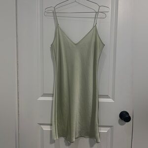 WILFRED ‘ONLY SLIP MINI DRESS’ SZ M MINT GREEN